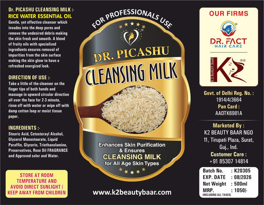 Dr. PICASHU CLEANSING MILK